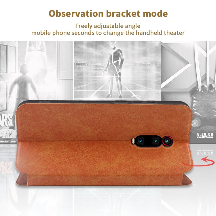 For Xiaomi Mi 9T/9T Pro/Redmi K20 MOFI Crazy Horse Texture Horizontal Flip Protective Leather Case