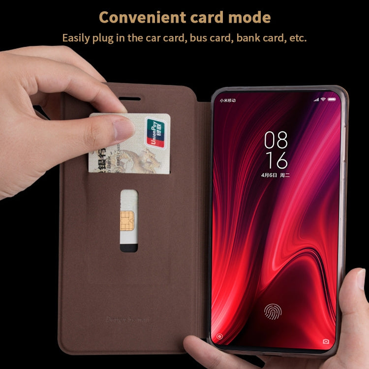 For Xiaomi Mi 9T/9T Pro/Redmi K20 MOFI Crazy Horse Texture Horizontal Flip Protective Leather Case