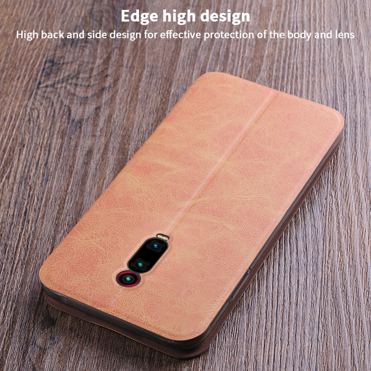 For Xiaomi Mi 9T/9T Pro/Redmi K20 MOFI Crazy Horse Texture Horizontal Flip Protective Leather Case