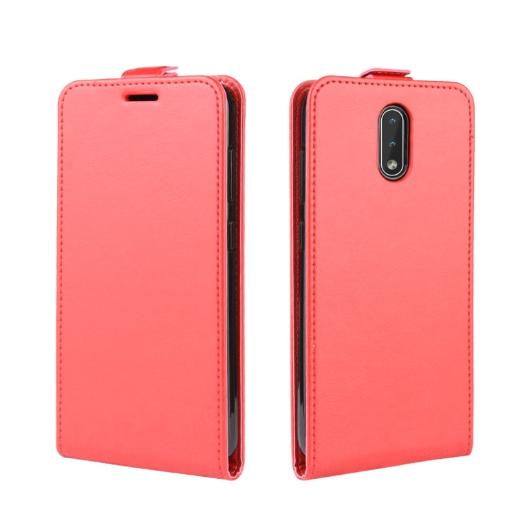 For Nokia 2.3 R64 Texture Single Vertical Flip Leather Protective Case with Card Slots & Photo Frame