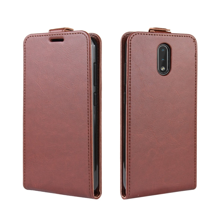 For Nokia 2.3 R64 Texture Single Vertical Flip Leather Protective Case with Card Slots & Photo Frame