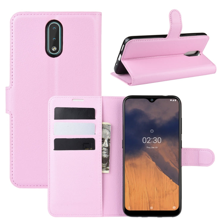 For Nokia 2.3 Litchi Texture Horizontal Flip Protective Case with Holder & Card Slots & Wallet