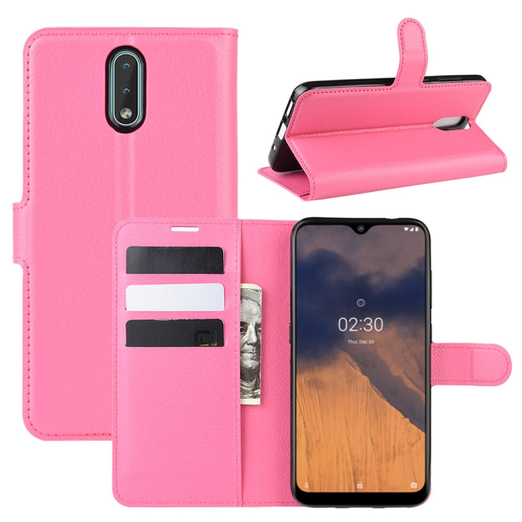 For Nokia 2.3 Litchi Texture Horizontal Flip Protective Case with Holder & Card Slots & Wallet