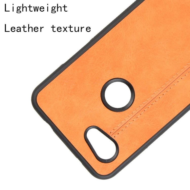 For Google Pixel 3a XL Shockproof Sewing Cow Pattern Skin PC + PU + TPU Case