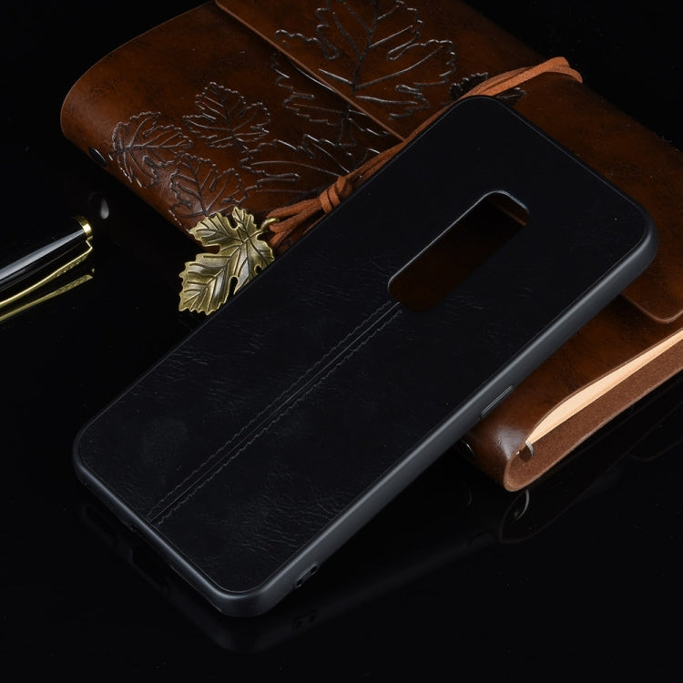 For Vivo V17 Pro Shockproof Sewing Cow Pattern Skin PC + PU + TPU Case