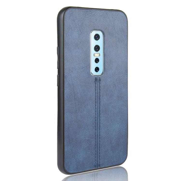 For Vivo V17 Pro Shockproof Sewing Cow Pattern Skin PC + PU + TPU Case