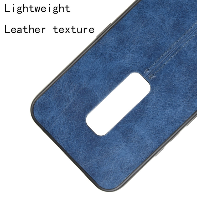 For Vivo V17 Pro Shockproof Sewing Cow Pattern Skin PC + PU + TPU Case