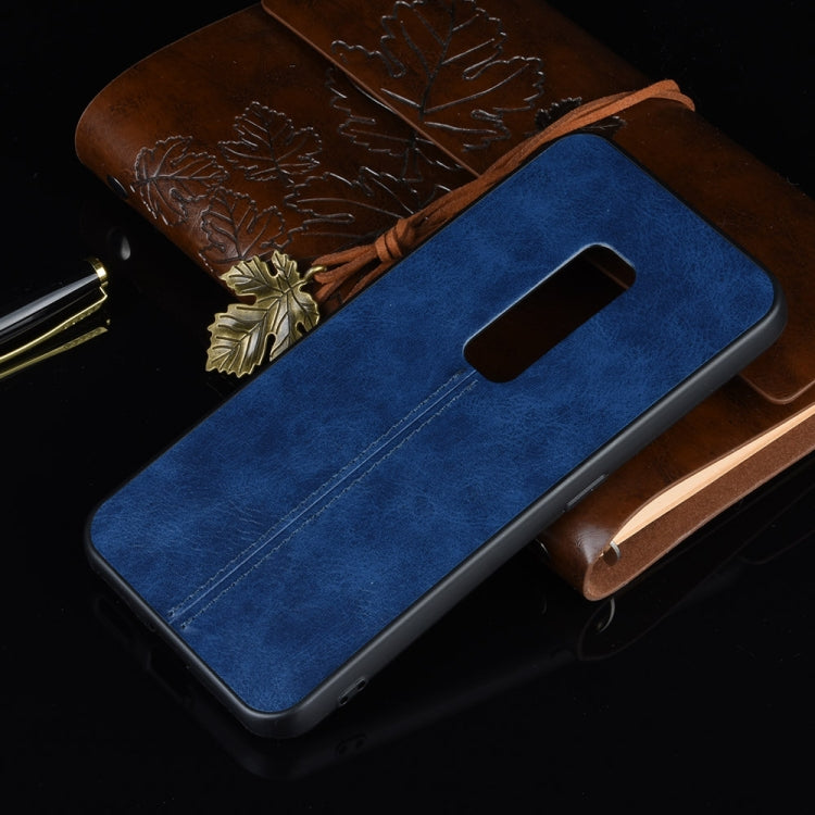 For Vivo V17 Pro Shockproof Sewing Cow Pattern Skin PC + PU + TPU Case