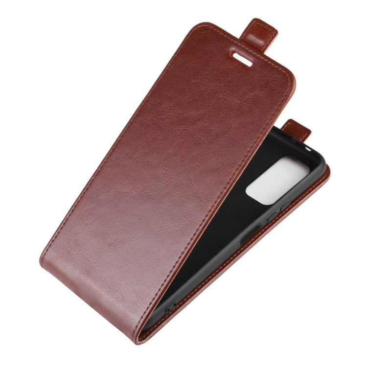 For Huawei Honor V30/V30 Pro R64 Texture Single Vertical Flip Leather Protective Case with Card Slots & Photo Frame