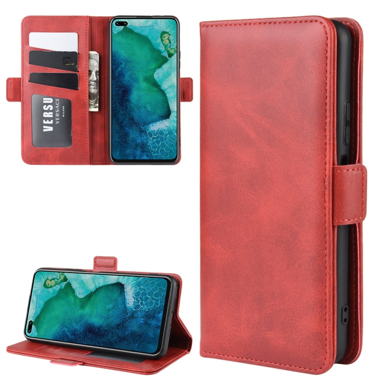 For Huawei Honor V30/V30 Pro Dual-side Magnetic Buckle Horizontal Flip Leather Case with Holder & Card Slots & Wallet
