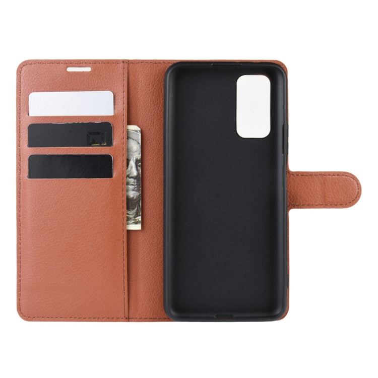 For Huawei Honor V30/V30 Pro Litchi Texture Horizontal Flip Protective Case with Holder & Card Slots & Wallet
