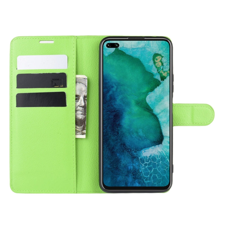 For Huawei Honor V30/V30 Pro Litchi Texture Horizontal Flip Protective Case with Holder & Card Slots & Wallet