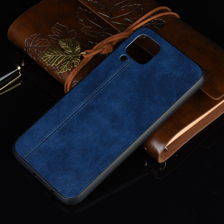 For Huawei Nova 6 SE Shockproof Sewing Cow Pattern Skin PC + PU + TPU Case