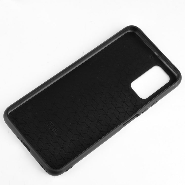 For Huawei Honor V30 / V30 Pro Shockproof Sewing Cow Pattern Skin PC + PU + TPU Case