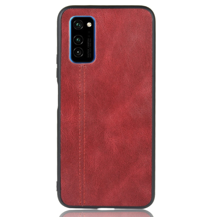 For Huawei Honor V30 / V30 Pro Shockproof Sewing Cow Pattern Skin PC + PU + TPU Case