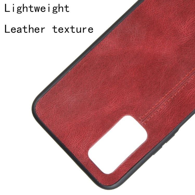 For Huawei Honor V30 / V30 Pro Shockproof Sewing Cow Pattern Skin PC + PU + TPU Case