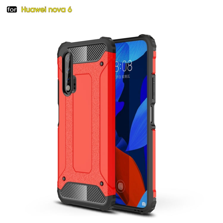 For Huawei Nova 6 Magic Armor TPU + PC Combination Case