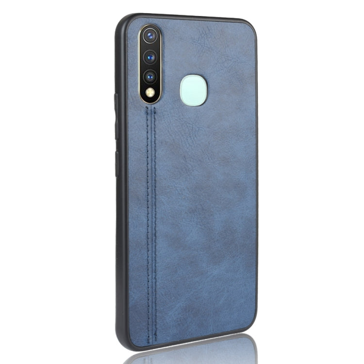 For Vivo Y19 Shockproof Sewing Cow Pattern Skin PC + PU + TPU Case