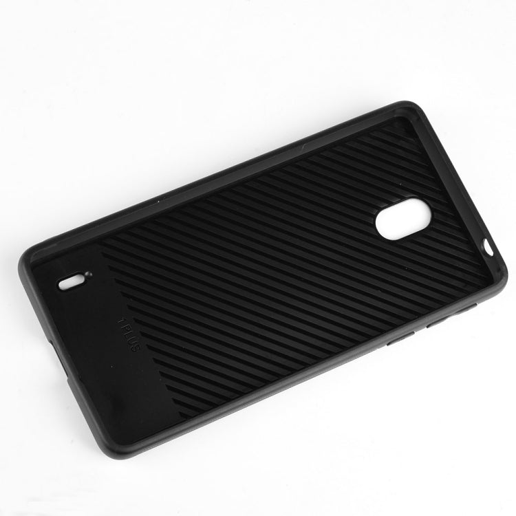 For Nokia 1 Plus Shockproof Sewing Cow Pattern Skin PC + PU + TPU Case