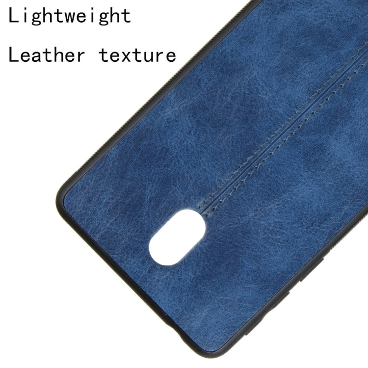 For Nokia 1 Plus Shockproof Sewing Cow Pattern Skin PC + PU + TPU Case