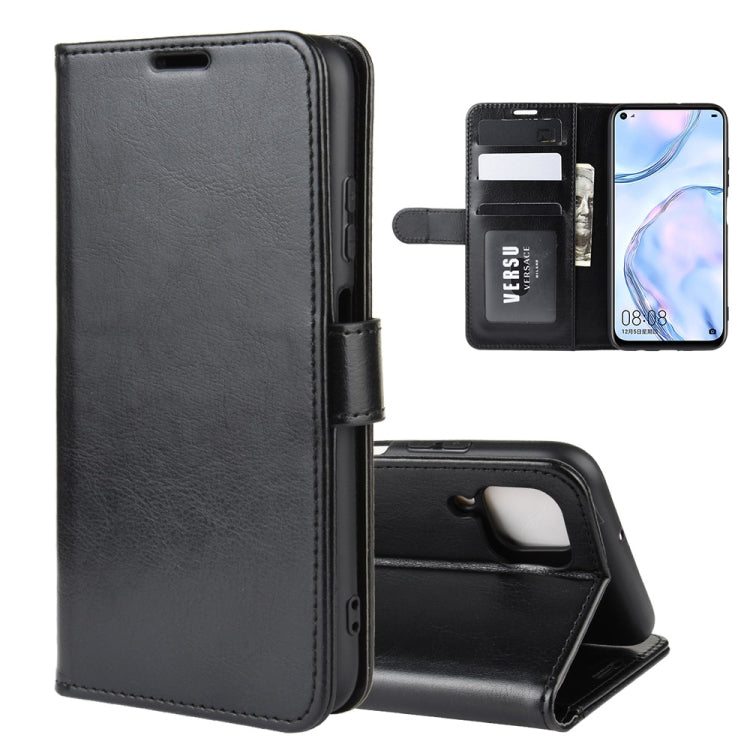 For Huawei Nova 6 SE R64 Texture Single Horizontal Flip Protective Case with Holder & Card Slots & Wallet& Photo Frame