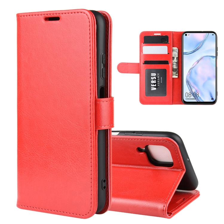 For Huawei Nova 6 SE R64 Texture Single Horizontal Flip Protective Case with Holder & Card Slots & Wallet& Photo Frame