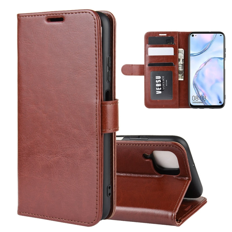 For Huawei Nova 6 SE R64 Texture Single Horizontal Flip Protective Case with Holder & Card Slots & Wallet& Photo Frame