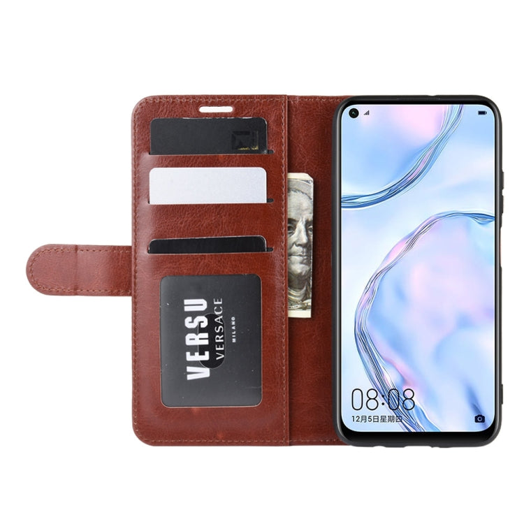For Huawei Nova 6 SE R64 Texture Single Horizontal Flip Protective Case with Holder & Card Slots & Wallet& Photo Frame