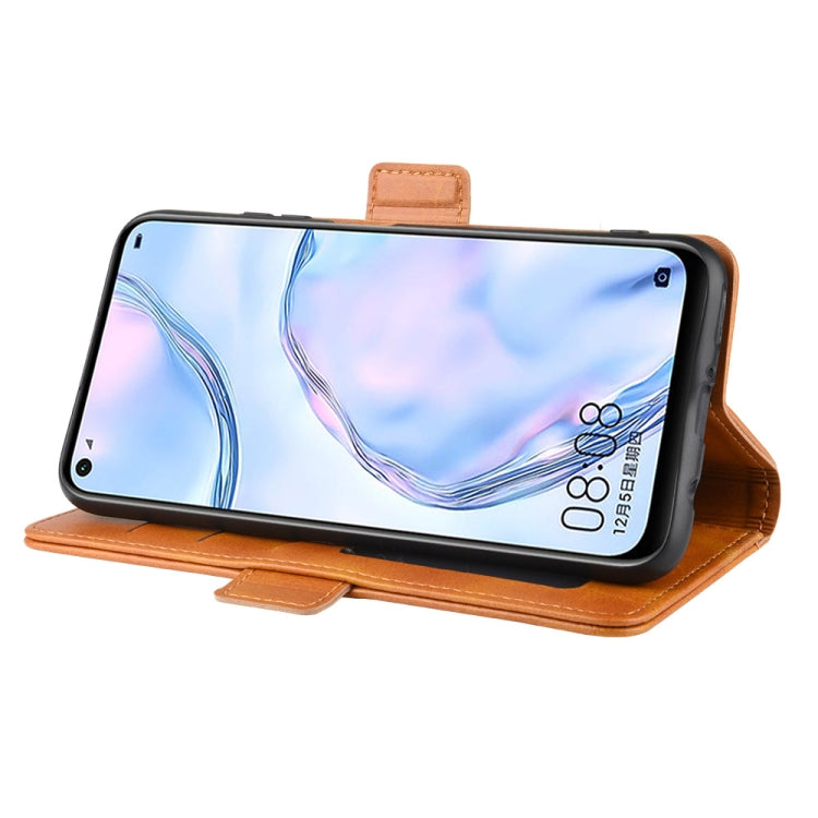 For Huawei Nova 6 SE Dual-side Magnetic Buckle Horizontal Flip Leather Case with Holder & Card Slots & Wallet