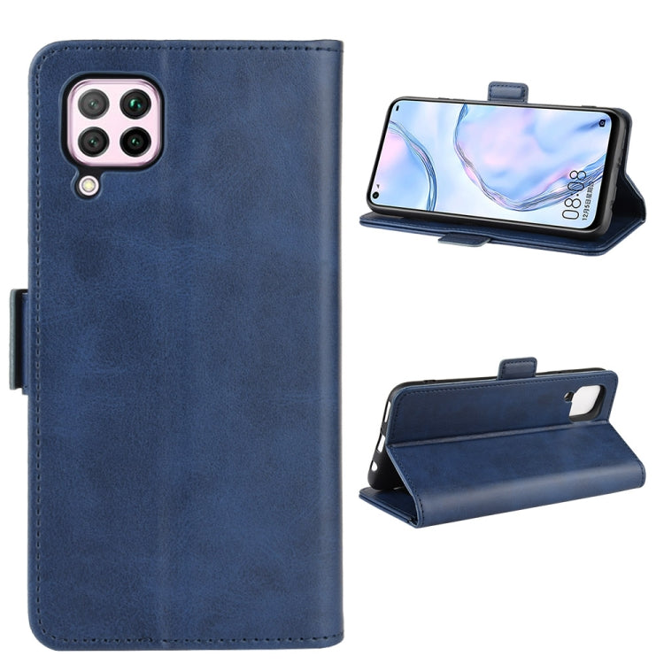 For Huawei Nova 6 SE Dual-side Magnetic Buckle Horizontal Flip Leather Case with Holder & Card Slots & Wallet
