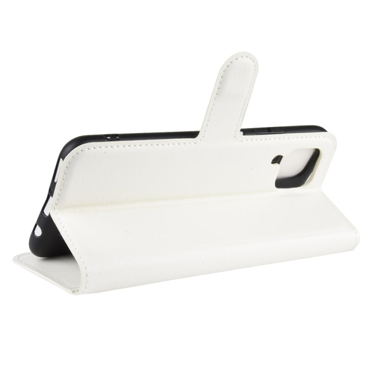 For Huawei Nova 6 SE Litchi Texture Horizontal Flip Protective Case with Holder & Card Slots & Wallet