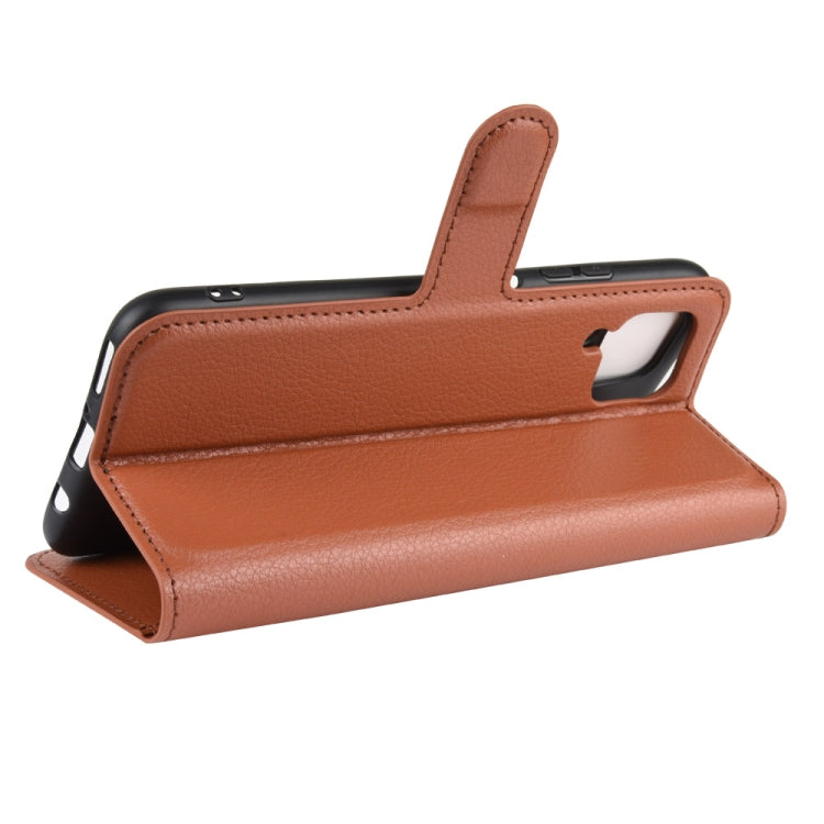 For Huawei Nova 6 SE Litchi Texture Horizontal Flip Protective Case with Holder & Card Slots & Wallet