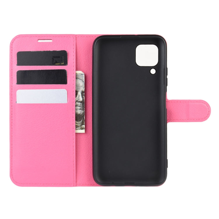 For Huawei Nova 6 SE Litchi Texture Horizontal Flip Protective Case with Holder & Card Slots & Wallet
