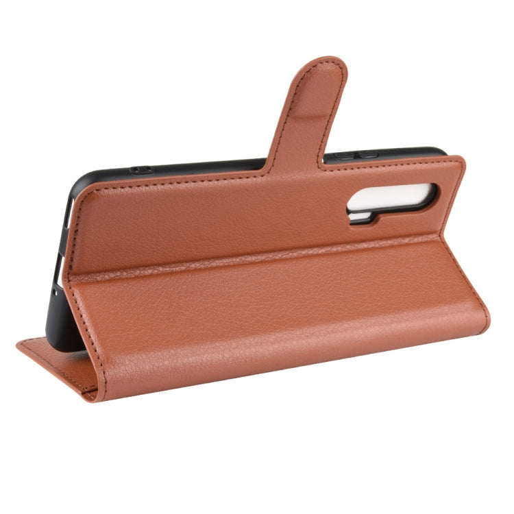 For Huawei Nova 6 5G Litchi Texture Horizontal Flip Protective Case with Holder & Card Slots & Wallet