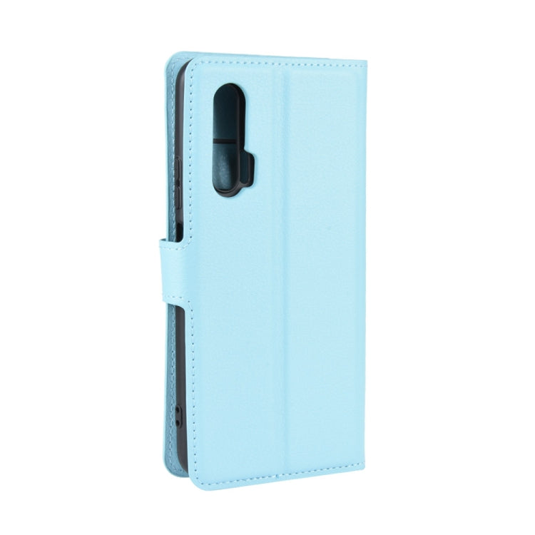 For Huawei Nova 6 5G Litchi Texture Horizontal Flip Protective Case with Holder & Card Slots & Wallet
