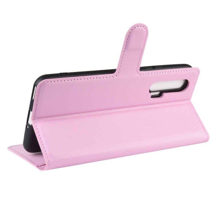 For Huawei Nova 6 5G Litchi Texture Horizontal Flip Protective Case with Holder & Card Slots & Wallet