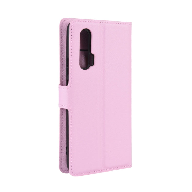 For Huawei Nova 6 5G Litchi Texture Horizontal Flip Protective Case with Holder & Card Slots & Wallet