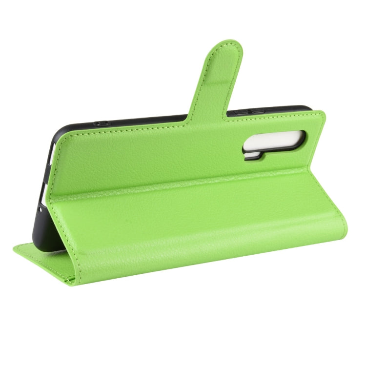 For Huawei Nova 6 5G Litchi Texture Horizontal Flip Protective Case with Holder & Card Slots & Wallet