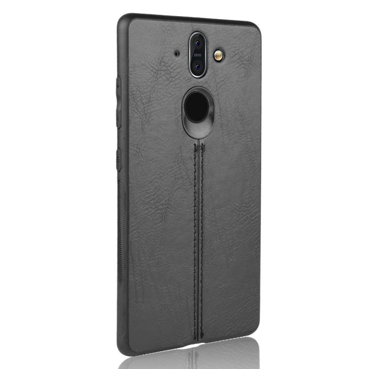 For Nokia 8 Sirocco Shockproof Sewing Cow Pattern Skin PC + PU + TPU Case