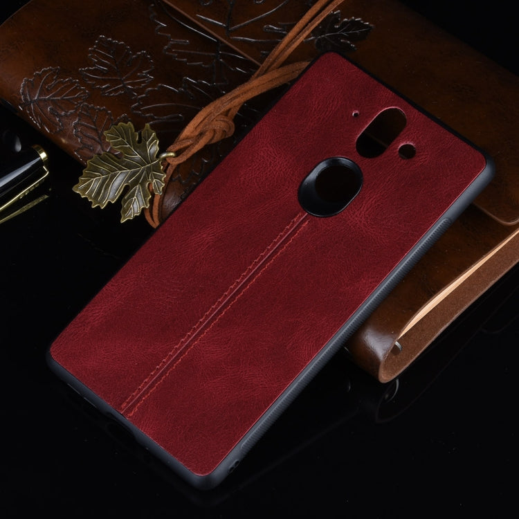 For Nokia 8 Sirocco Shockproof Sewing Cow Pattern Skin PC + PU + TPU Case