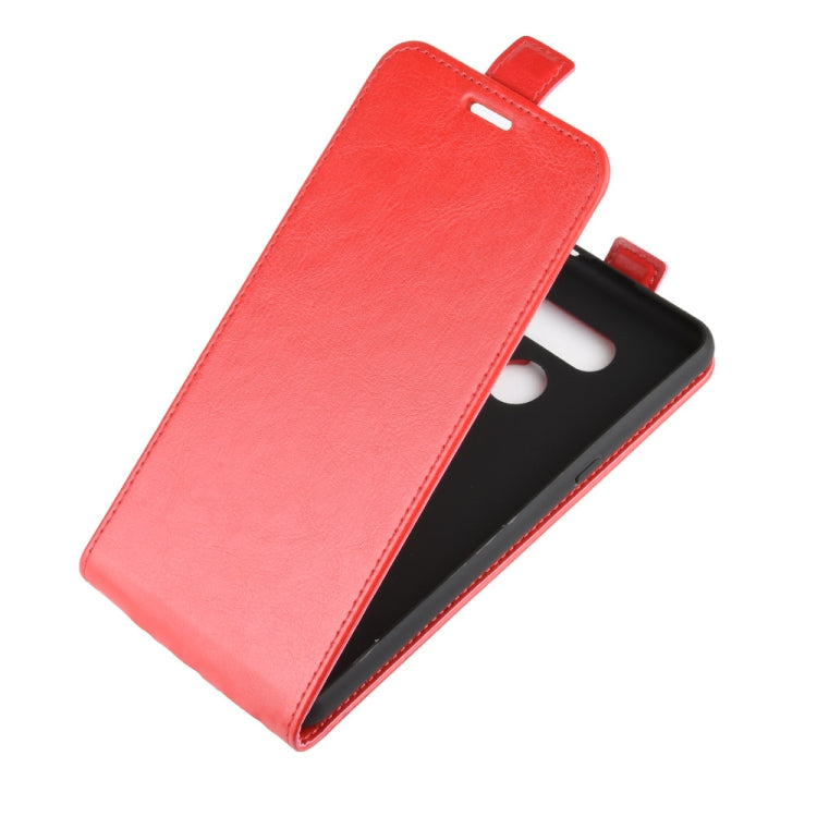 For LG K50S R64 Texture Single Vertical Flip Leather Protective Case with Card Slots & Photo Frame