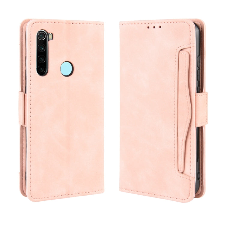 For Xiaomi Redmi Note 8T Wallet Style Skin Feel Calf Pattern Leather Case ,with Separate Card Slot
