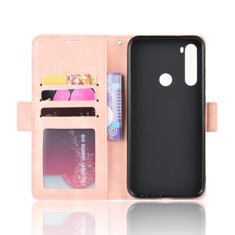 For Xiaomi Redmi Note 8T Wallet Style Skin Feel Calf Pattern Leather Case ,with Separate Card Slot