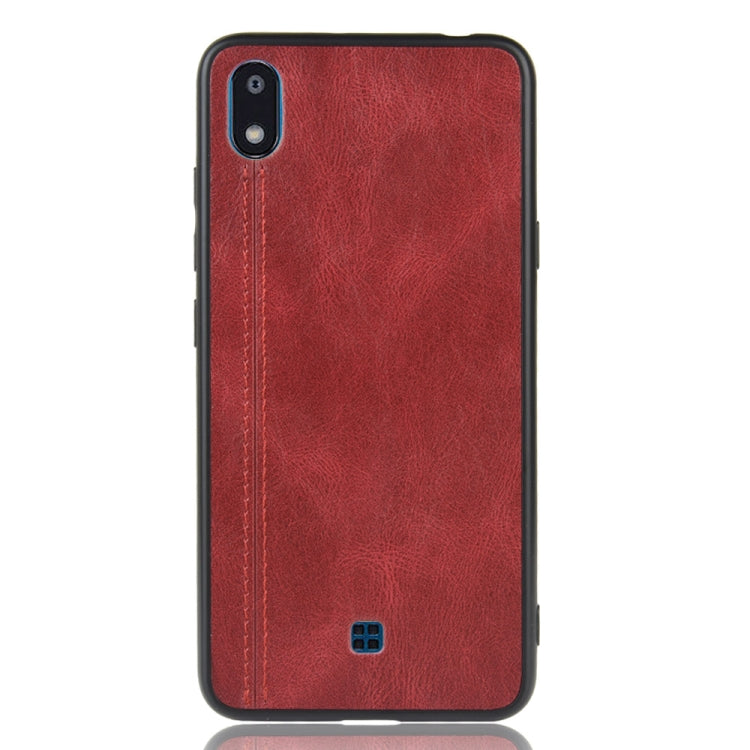 For LG K20 2019 Shockproof Sewing Cow Pattern Skin PC + PU + TPU Case