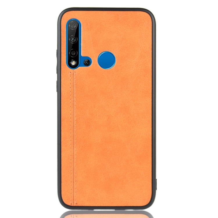 For Huawei P20 Lite 2019 / Nova 5i Shockproof Sewing Cow Pattern Skin PC + PU + TPU Case