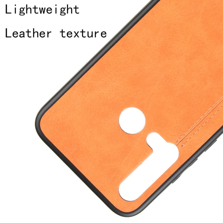 For Huawei P20 Lite 2019 / Nova 5i Shockproof Sewing Cow Pattern Skin PC + PU + TPU Case