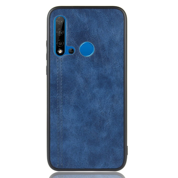 For Huawei P20 Lite 2019 / Nova 5i Shockproof Sewing Cow Pattern Skin PC + PU + TPU Case