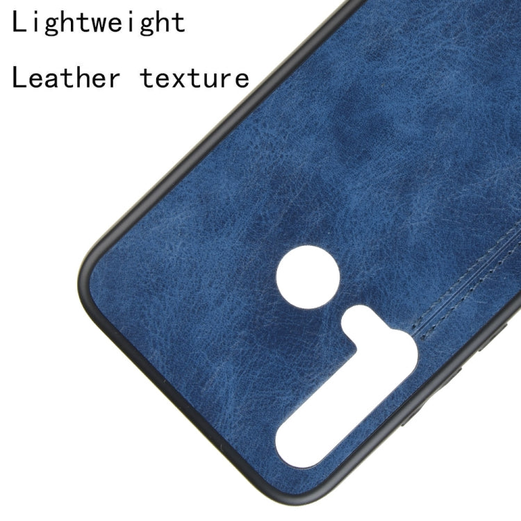 For Huawei P20 Lite 2019 / Nova 5i Shockproof Sewing Cow Pattern Skin PC + PU + TPU Case