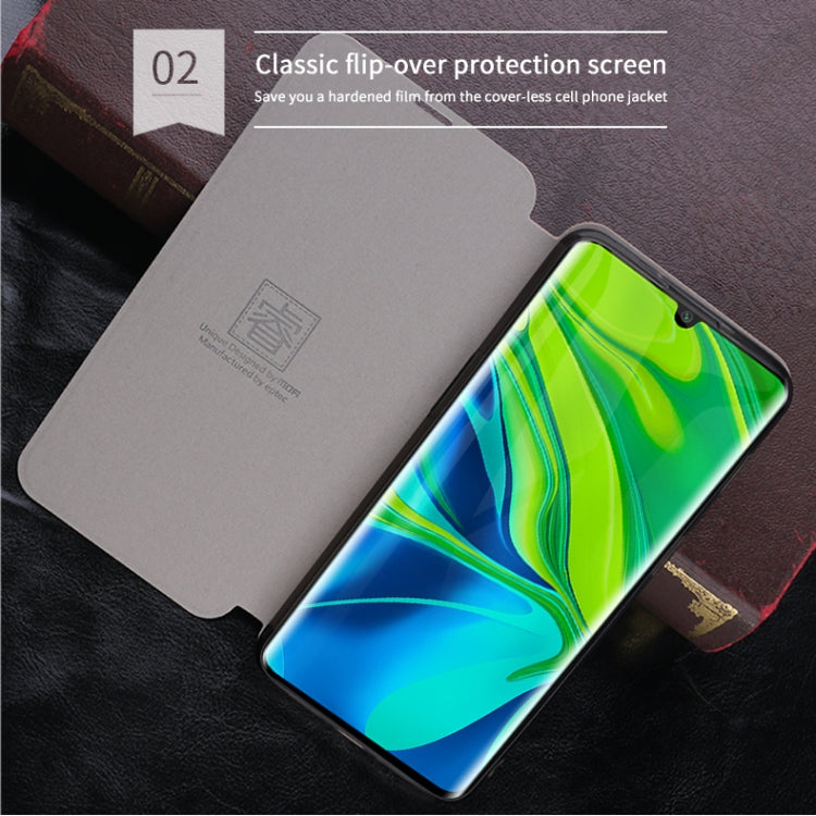For Xiaomi Mi CC9 Pro / Mi Note10 / Mi Note10 Pro MOFI Rui Series Classical Leather Flip Leather Case With Bracket Embedded Steel Plate All-inclusive