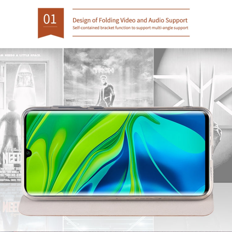 For Xiaomi Mi CC9 Pro / Mi Note10 / Mi Note10 Pro MOFI Rui Series Classical Leather Flip Leather Case With Bracket Embedded Steel Plate All-inclusive